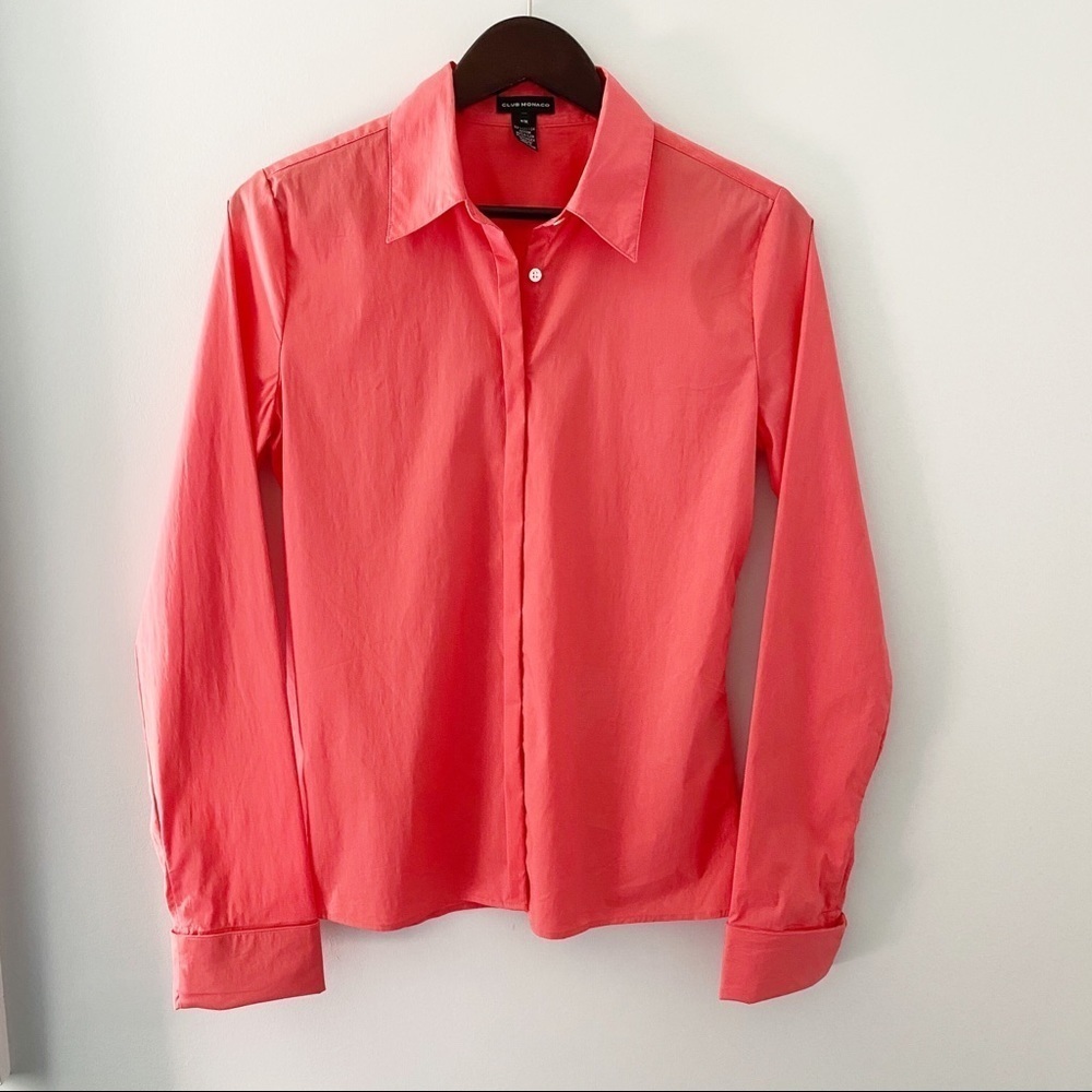 Club Monaco  Button Down Long Sleeve Women's Shirt
